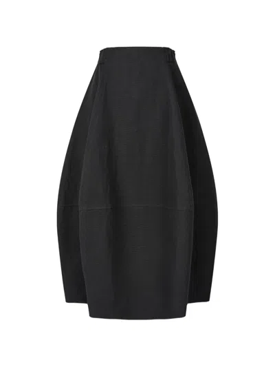 Tomboy Balloon Skirt In Black