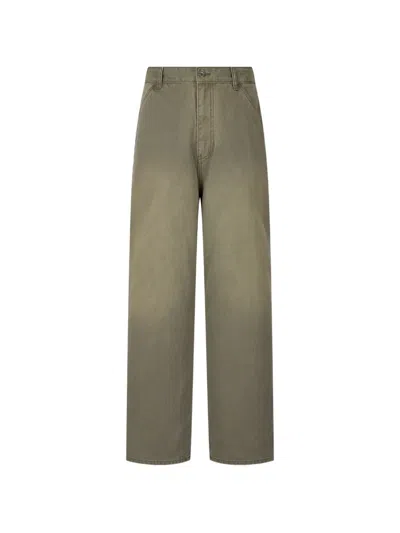 Tomboy Belt-loops Trousers In Green