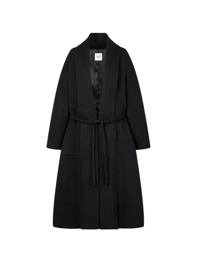 Tomboy Belted Double-breasted Coat In Multi