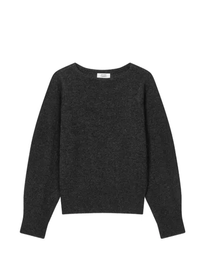 Tomboy Boat-neck Sweater In Gray