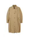 Tomboy Buttoned Trench Coat In Multi