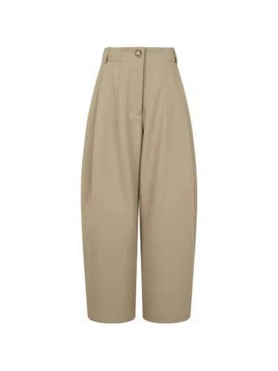 Tomboy Buttoned Trousers In Brown