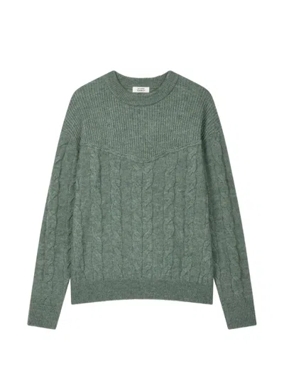 Tomboy Cable-knit Sweater In Green