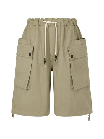 Tomboy Cargo Shorts In Green