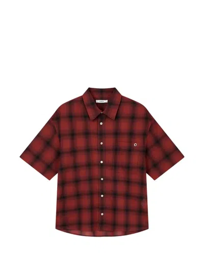 Tomboy Check-pattern Short-sleeve Shirt In Multi