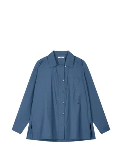 Tomboy Cheste-pocket Shirt In Blue
