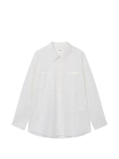 Tomboy Chest-pocket Shirt In White