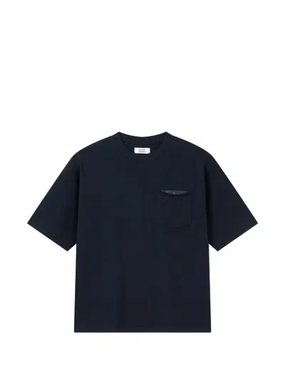 Tomboy Chest-pocket T-shirt In Blue