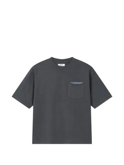 Tomboy Chest-pocket T-shirt In Gray