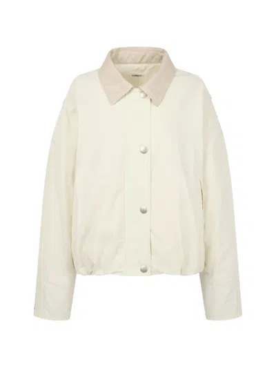 Tomboy Collared Jacket In Neutral