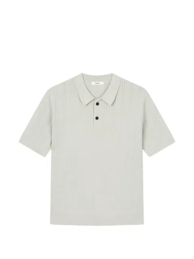 Tomboy Collared Polo Shirt In Gray