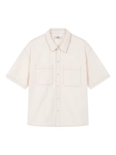 Tomboy Cotton-blend Shirt In Neutral