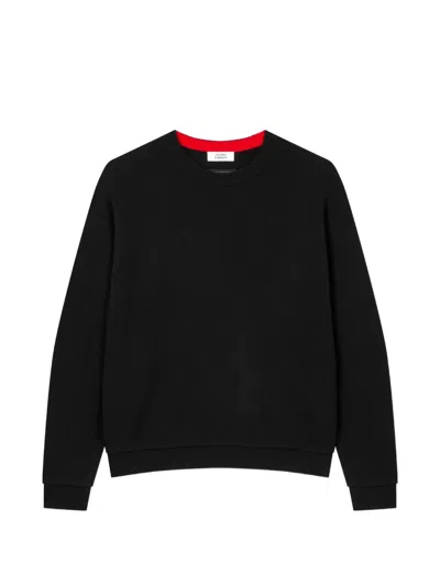 Tomboy Crew-neck Sweater In Black