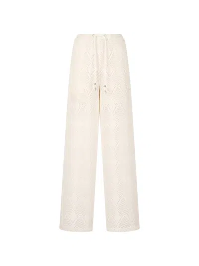Tomboy Crochet Trousers In Neutral