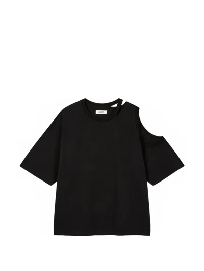Tomboy Cut-out T-shirt In Black