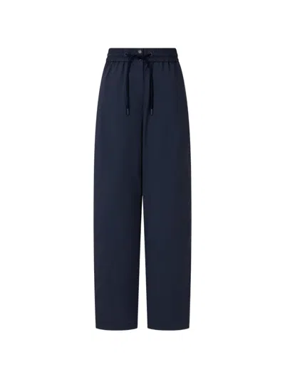 Tomboy Drawstring Elasticated-waist Trousers In Blue