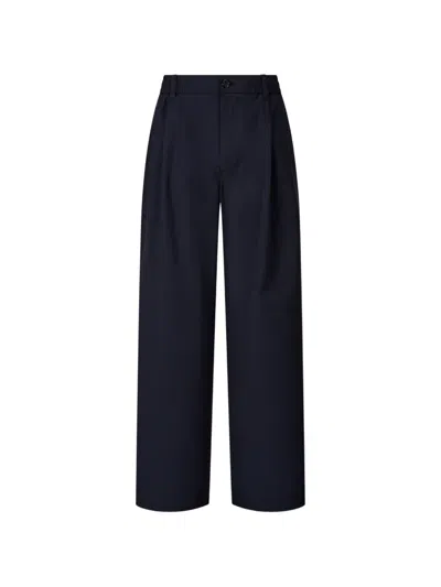 Tomboy Elastic Waist Trousers In Blue