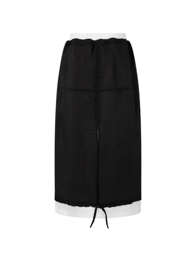 Tomboy Elasticated-details Skirt In Black