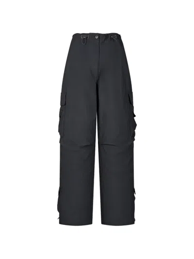 Tomboy Elasticated-waist Cargo Pants In Blue