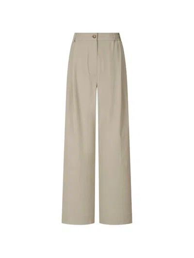 Tomboy Elasticated-waist Wide-leg Trousers In Neutral