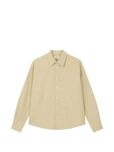 Tomboy Embroidered Long-sleeve Shirt In Neutral
