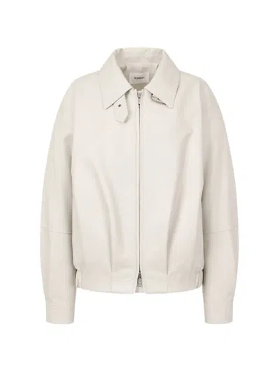 Tomboy Faux-leather Jacket In Brown