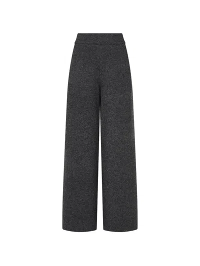 Tomboy Fine-knit Trousers In Gray