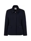 Tomboy Flap-pocket Jacket In Blue