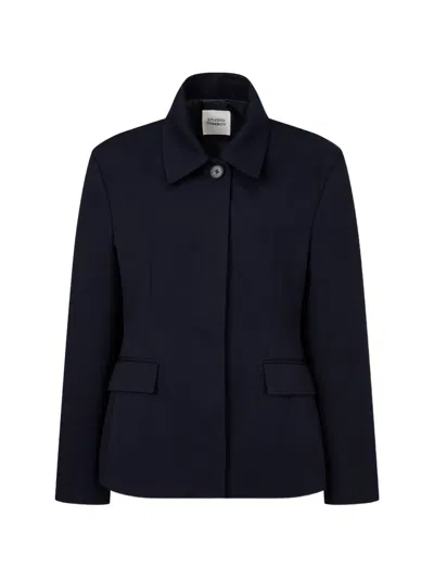 Tomboy Flap-pocket Jacket In Blue