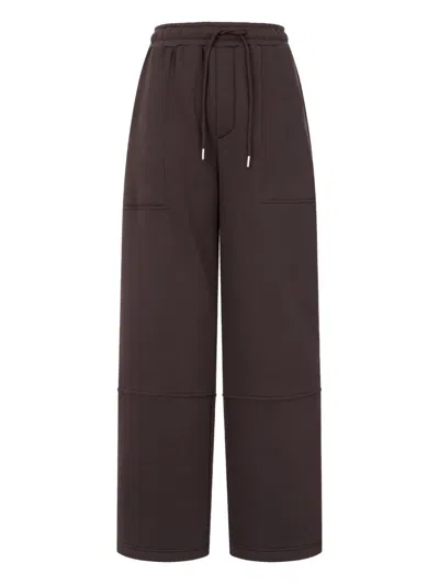 Tomboy Fleece-lined Track Pants In Brown