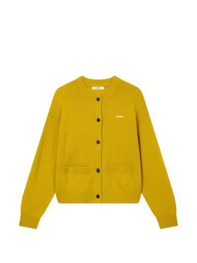 Tomboy Front-pocket Cardigan In Green