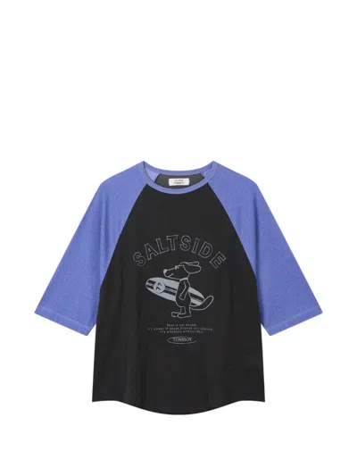 Tomboy Graphic-print T-shirt In Black