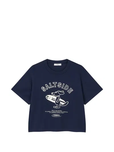 Tomboy Graphic-print T-shirt In Blue