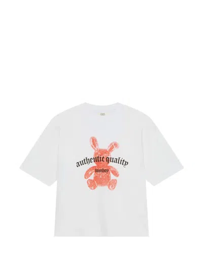 Tomboy Graphic-print T-shirt In White