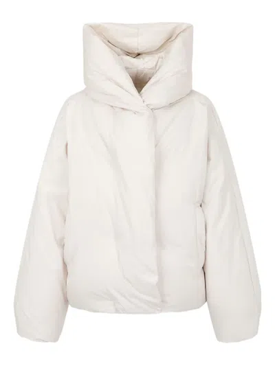 Tomboy High-neck Down Puffer Jacket In Neutral
