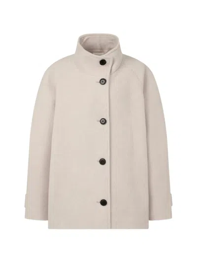 Tomboy High-neck Raglan-sleeve Jacket In Neutral