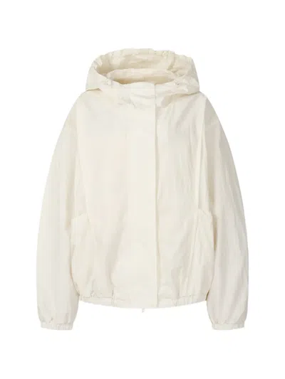 Tomboy Hooded Bomber Jacket In Multi