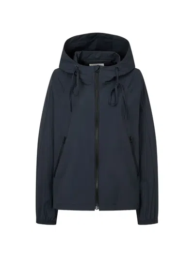 Tomboy Hooded Zip-up Jacket In Blue