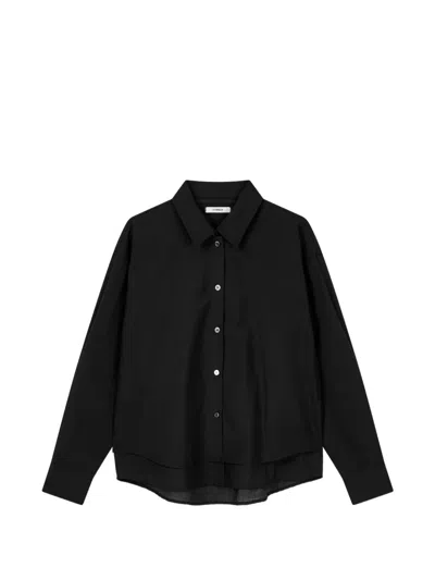 Tomboy Layered Shirt In Black