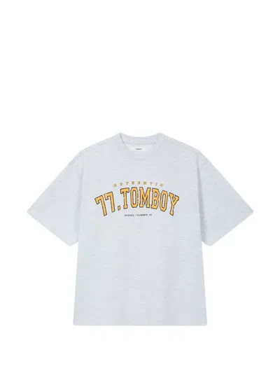 Tomboy Logo-print T-shirt In Blue