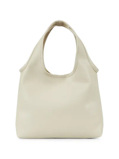 Tomboy Logo-debossed Tote Bag In Neutral