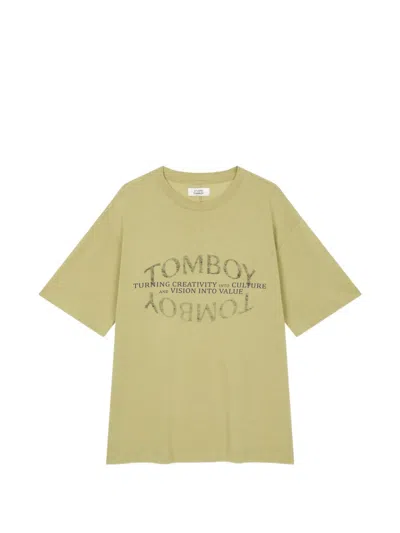 Tomboy Logo-print T-shirt In Green