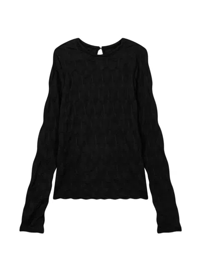 Tomboy Long-sleeve T-shirt In Black