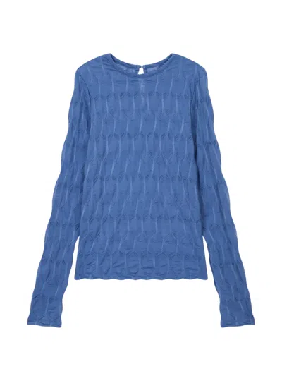 Tomboy Long-sleeve T-shirt In Blue