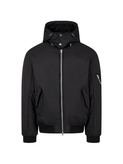 Tomboy Ma1 Hooded Jacket In Black