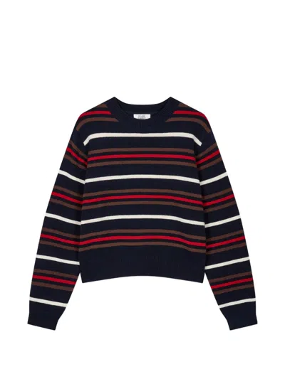 Tomboy Multi-striped Sweater In Black