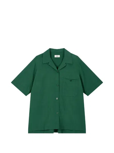 Tomboy Open-collar Short-sleeve Shirt In Multi