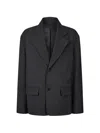 Tomboy Oversized Single-breasted Blazer In Black