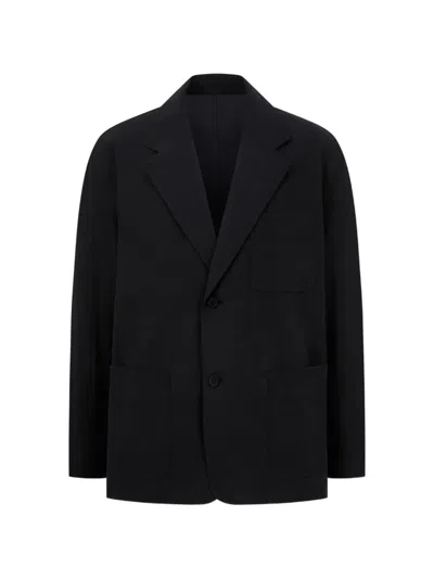 Tomboy Patch-pocket Jacket In Black