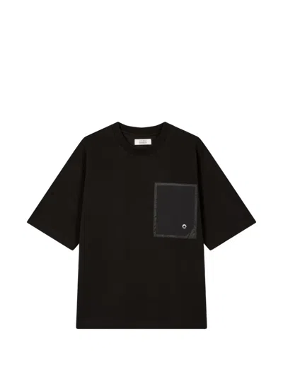 Tomboy Patch-pocket T-shirt In Black